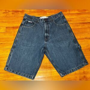 True Vintage Y2K Paco Jean Co. Carpenter Jorts Size 34